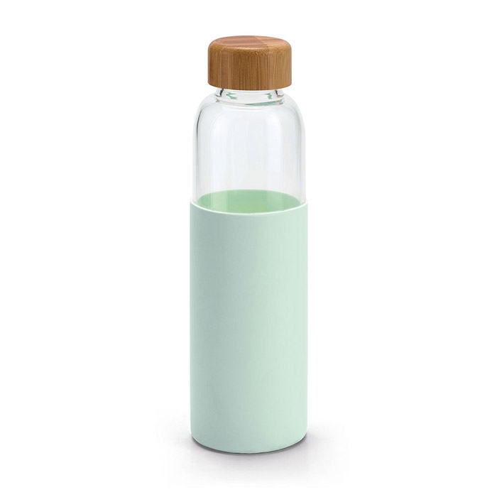 DAKAR. Garrafa em vidro borossilicato e bambu 600 mL