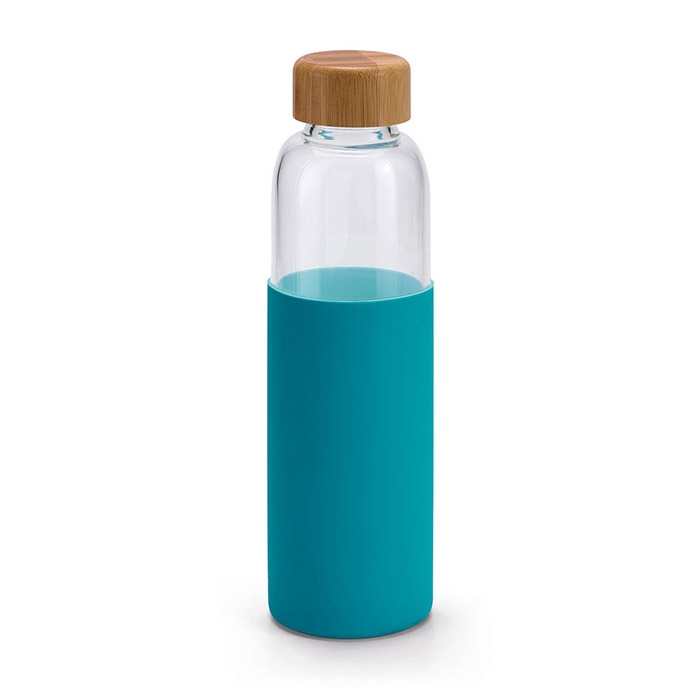 DAKAR. Garrafa em vidro borossilicato e bambu 600 mL