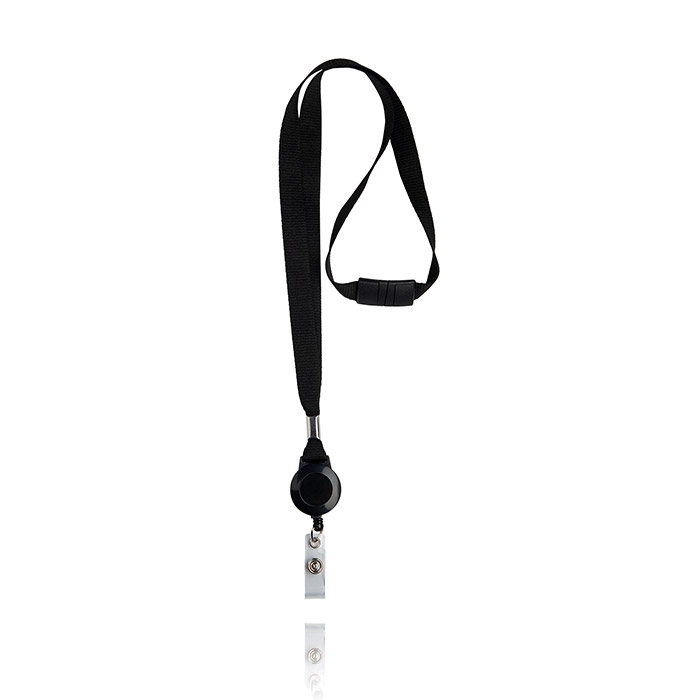 Lanyard com extens�vel porta credenciais