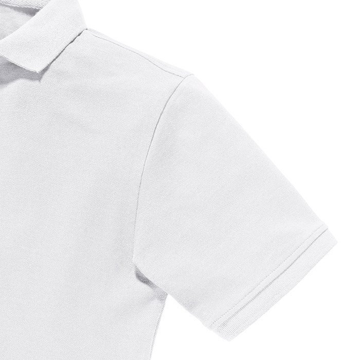POLO PURE ORGANIC MEN 215G - BRANCO