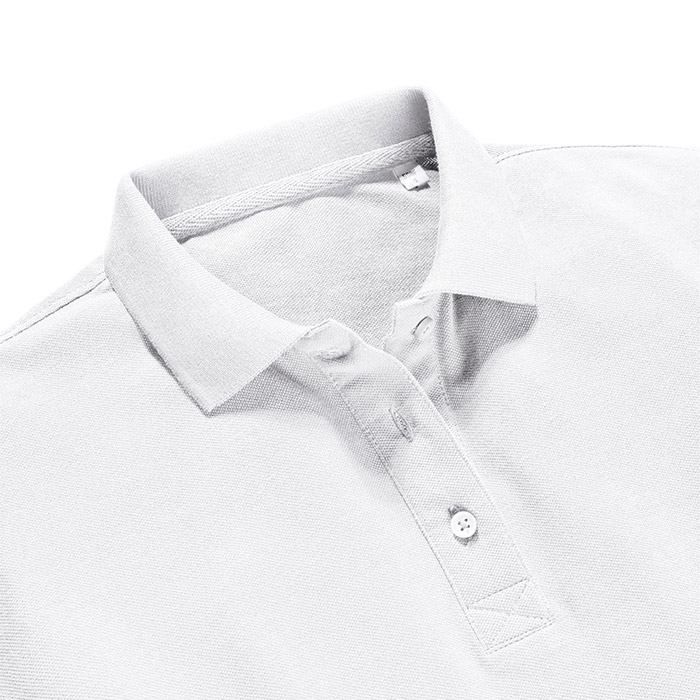POLO PURE ORGANIC LADIES 215G - BRANCO