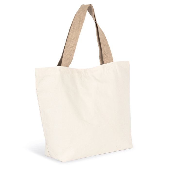 LARGE RECYCLED FLAT-BOTTOMED SHOPPING BAG