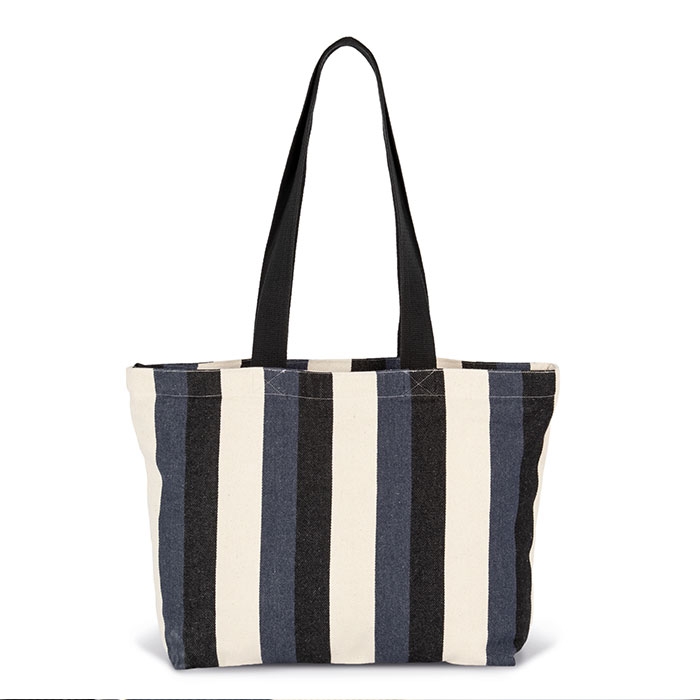 RECYCLED SHOPPING BAG STRIPED PATTERN
