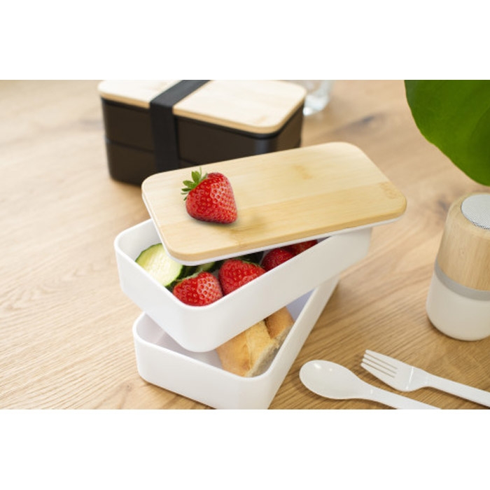 PP DOUBLE LAYER LUNCH BOX MAXTON