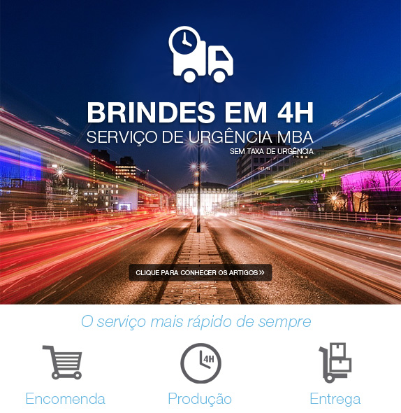 Brindes em 4horas